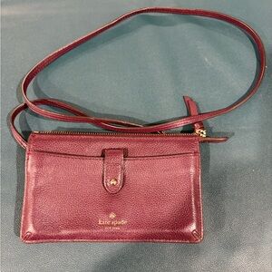 Kate Spade Wine Crossbody Bag